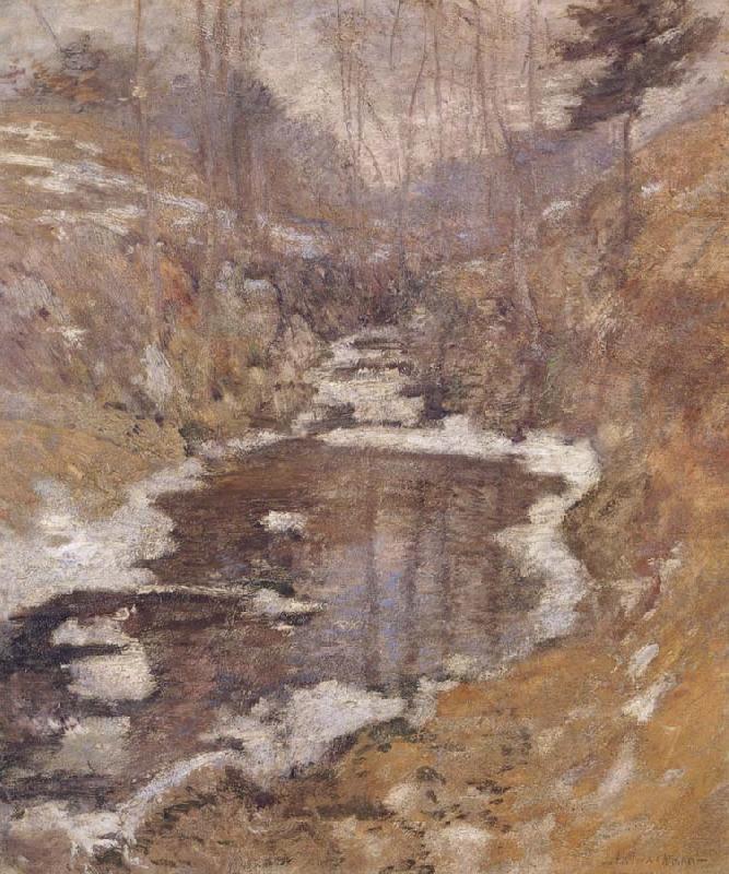 John Henry Twachtman Hemlock Pool china oil painting image